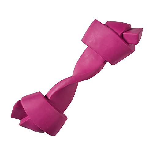 Bobby Rope M - Gioco cani di Gomma, Giocattolo per cane Resistente, Corda Cane Gioco Per Igiene Dentale, Lavabile, Viola, 18x6x4,7 CM
