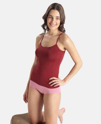 Image of Jockey 1805 Women Micro Modal Elastane Stretch Camisole with Adjustable Straps and StayFresh Treatment