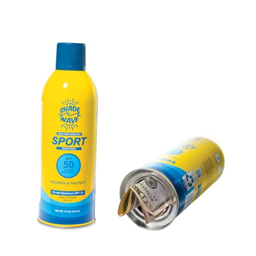 BigMouth Secure and Affordable Sunscreen Diversion Can Safe Hidden Container for Valuables Realistic Weighted Secret Compartment