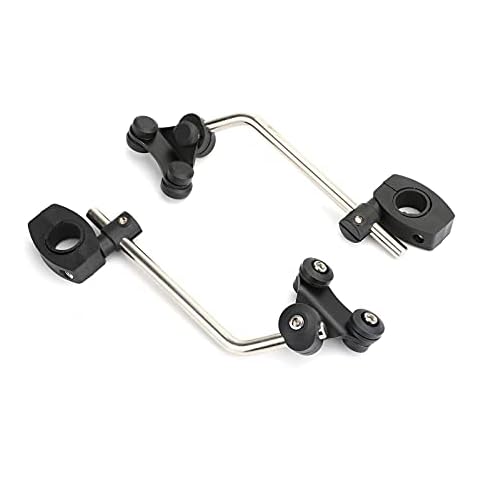 Areyourshop Motorcycle 7/8" 22mm Universal Windshield Mount Bracket, Bracket Standard Handlebar Windshield Mount Clamp for Motorcycles with 7/8" 22mm Handle Bar Cover