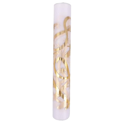 Holibanna De Mesa De Malla Mantel De Estrellas Estampado De Mantel Dorado De Mesa Satinado De Mesa Azul Real Corredores para Mesas Caminos De Mesa Poliéster Golden