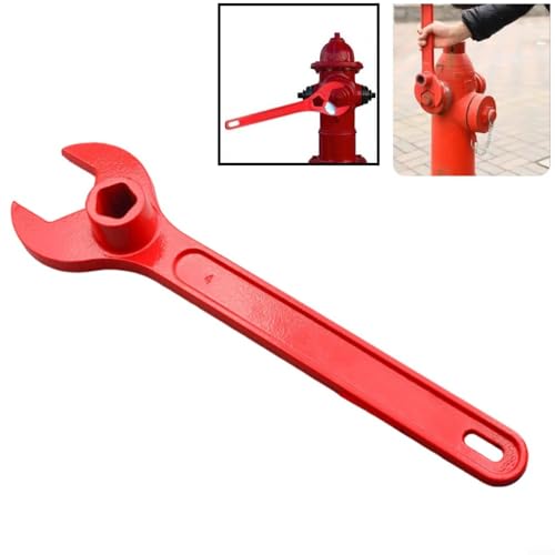Clé à bouche d'incendie à extrémité ouverte rouge 55mm - 6
