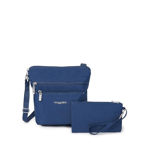 Image of Baggallini Pocket Crossbody Bags for Women 8x8 Small Lightweight Durable Water-resistant Travel Purse W /Rfid