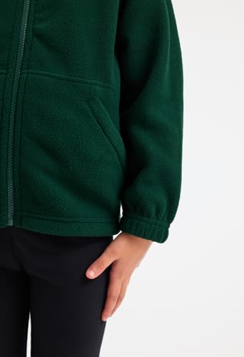 Unisex Childrens Classic Full Zip Fleece Jacket - Comfort and Warm, 100% Polyester Super Anti Pill Micro Fleece4