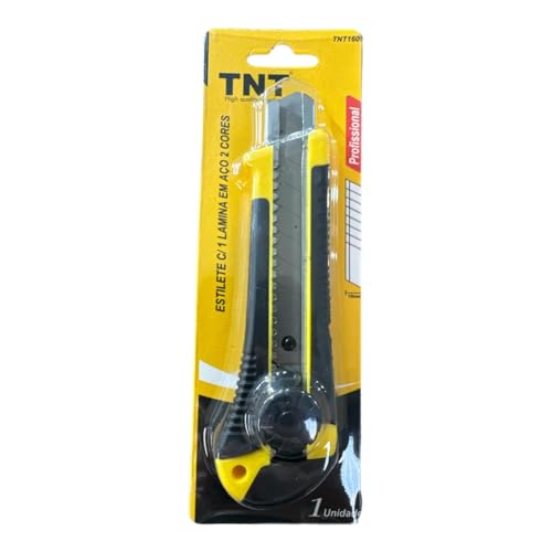 Estilete Emborrachado TNT Com 10 Lâminas