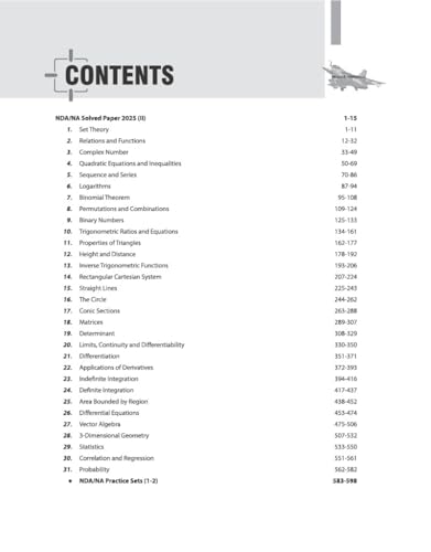 Image of Arihant UPSC NDA NA Mathematics 2026 | Chapterwise PYQ Previous Years Questions | 3000+ Objective Questions with Solutions | NDA Complete Preparation Guide