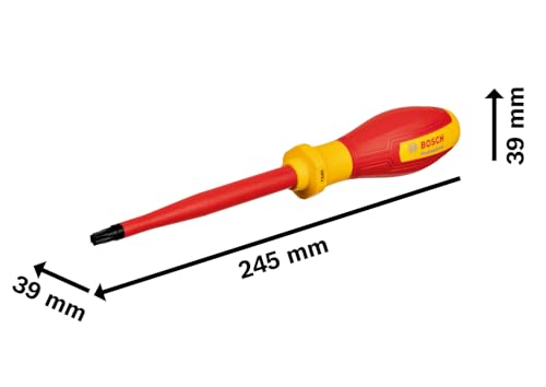 Tournevis VDE BOSCH TX40x125 Isolé jusquà 1000 V Élastomère thermoplastique Antidérapant - vue 5