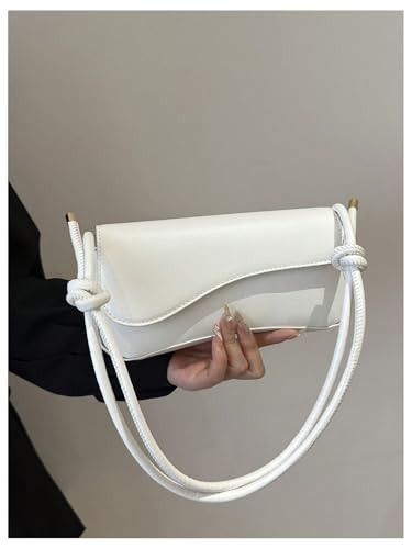 SweatyRocks Women's Asymmetrical Flap Shoulder Bag Adjustable Knot Strap Top Handle Purses3