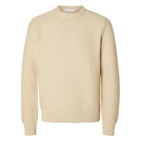 Pull Texturé Oatmeal SELECTED HOMME Cover