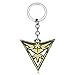 LIKYGKK Dessin Animé Anime Bijoux Pokemon Porte-Clés Les Jeux De La Faim Oiseau Congelé Foudre Oiseau Flamme Oiseau Logo Porte-Clés Accessoire
