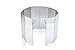 JAMSWALL Parabrisas Aluminio Plegable aleación de Aluminio con 10 Piezas para Comping Stove Protector