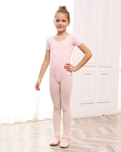 Image of Stelle Leotard for Girls Black Ballet Dance Leotard Gymnastics Outfits with Bow Back (Toddler /Little /Big Kids)