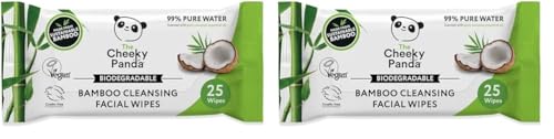 The Cheeky Panda Toallitas quitamaquillaje facial de bambú |...