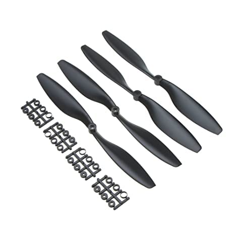 AUTO BOTIX Sets Carbon Nylon 10X4.5 Inch 1045 / R CW CCW Propeller, Multi-Copter Clockwise Rotating/Counter(Black)
