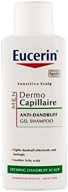 Dermocapillaire Anti-dandruff GEL Shampoo for Men 250ml Itching Danruff Scalp Hair by Eucerin