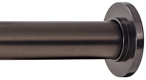 Image of Ivilon Tension Curtain Rod - Spring Tension Rod for Windows or Shower, 36 to 54 Inch. Oil Rubbed Bronze ORB