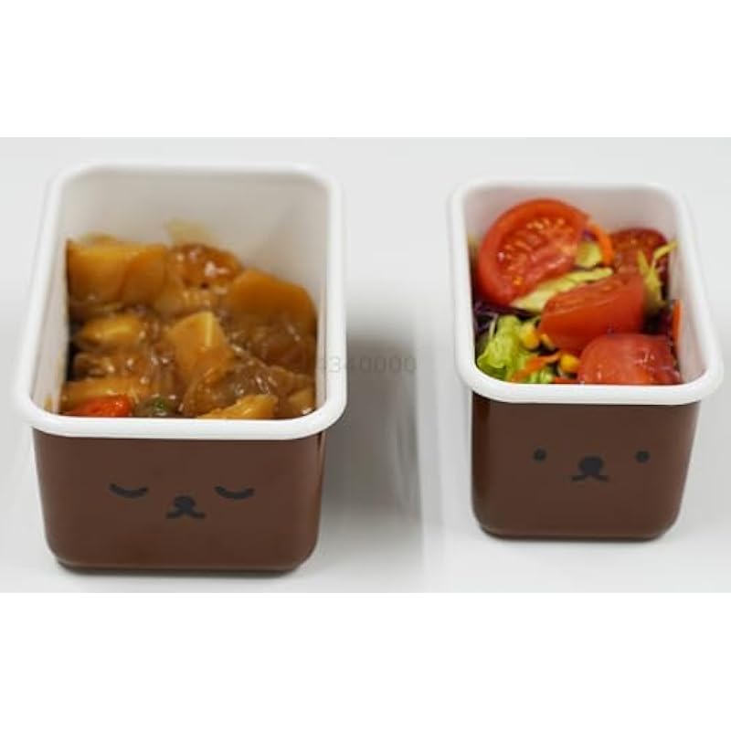 Fuji Horo Deep Square Container 2 피스 세트 0.7L 1.1L Boris Face MFB-2DSM 상세이미지 4