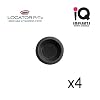 Zest Locator R-Tx Genuine Original Laboratory Processing Insert Cap, Black (4 Pack)