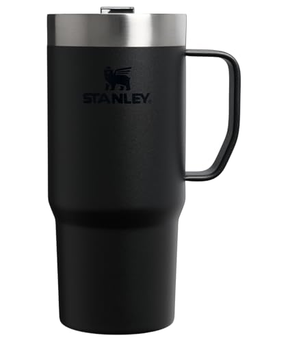 Image of STANLEY The Everyday Suburban Mug | 16 oz | Drink Through Lid | Cup for Coffee, Tea and Drinks | Insulated Stainless Steel Coffee Mug | BPA-Free | Black 2.0