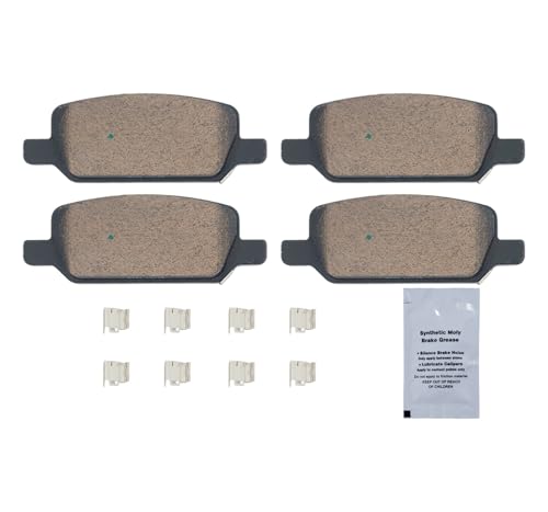 Image of HUSCH D2283 Rear Ceramic Brake Pads Kit Fit For Tesla 3 2017-2024, For Tesla Y 2020-2024