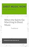 When the Saints Go Marching In Sheet Music (English Edition)