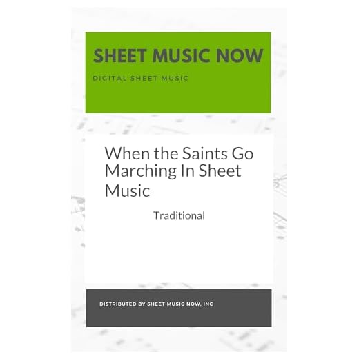 When the Saints Go Marching In Sheet Music (English Edition)