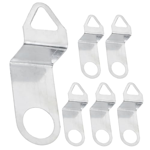 Holibanna 6Pcs Clock Movement Hooks Durable Battery Powered Clock Hangers for DIY Wall Clock Decor Sleek Design for Easy Mounting and Elegant Display