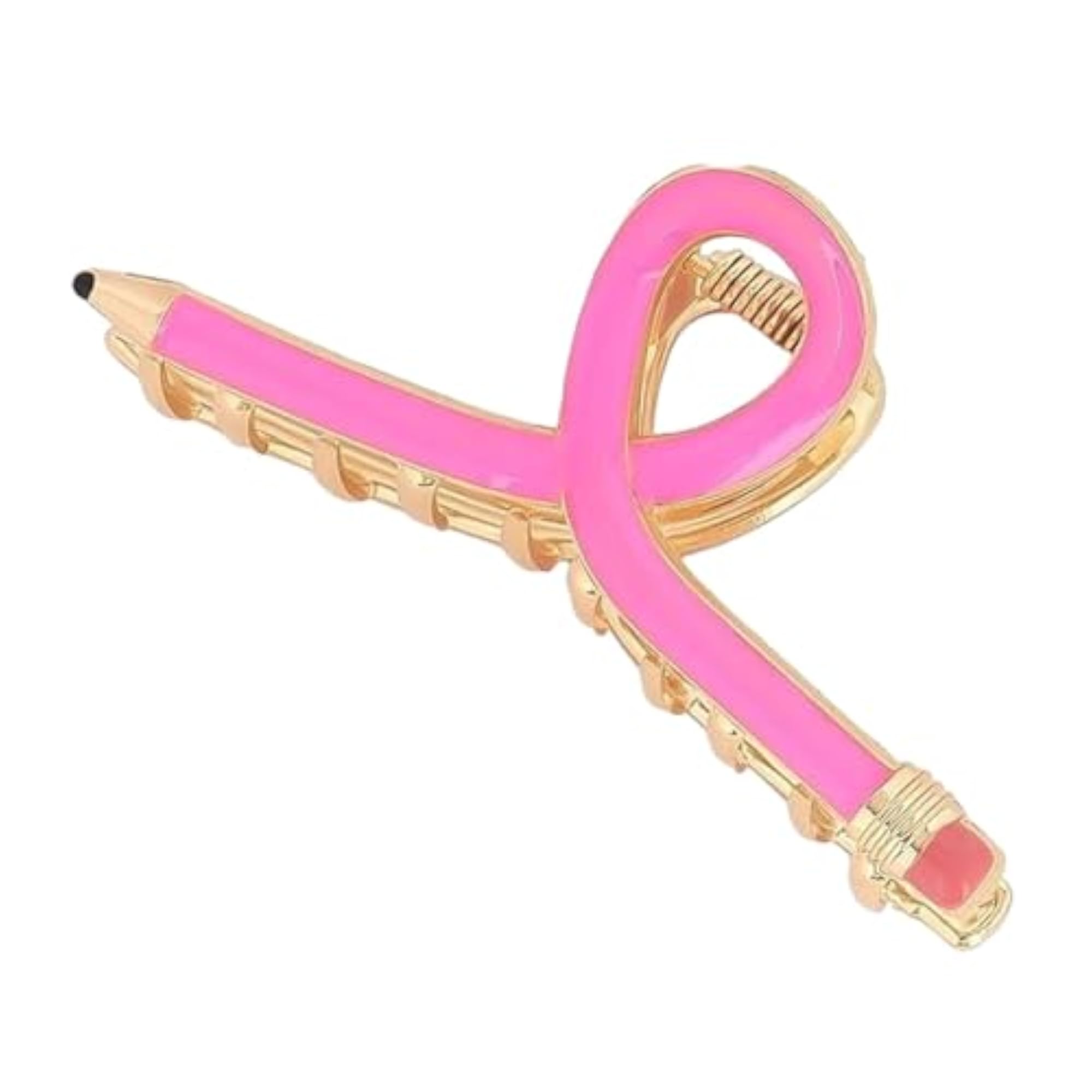 Alloy Pencil Shaped Hair Claw Clip for Curly Hair