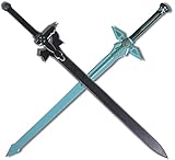 Purreen SAO ESPAÑA Art Online Kirito Kirigaya Cosplay espada de espuma élucidator, Dark Repulsor GN LARP 2 piezas