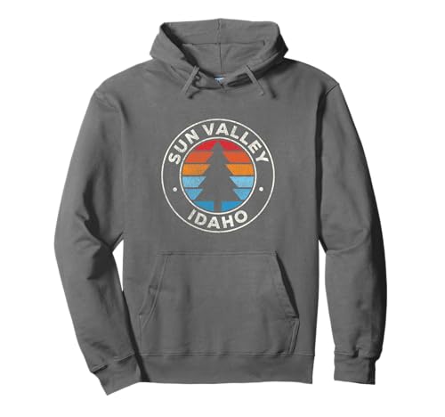 Sun Valley Idaho ID Vintage Graphic Retro années 70 Sweat à Capuche
