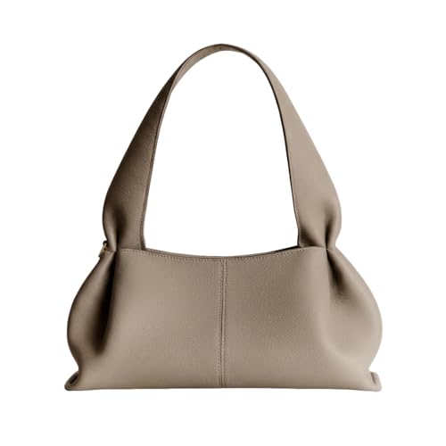 Maiosfy Cloud Pouch Dumpling Clutch Purse Naturally Pleated Extended Shoulder Strap Underarm Bag Crossbody Bag