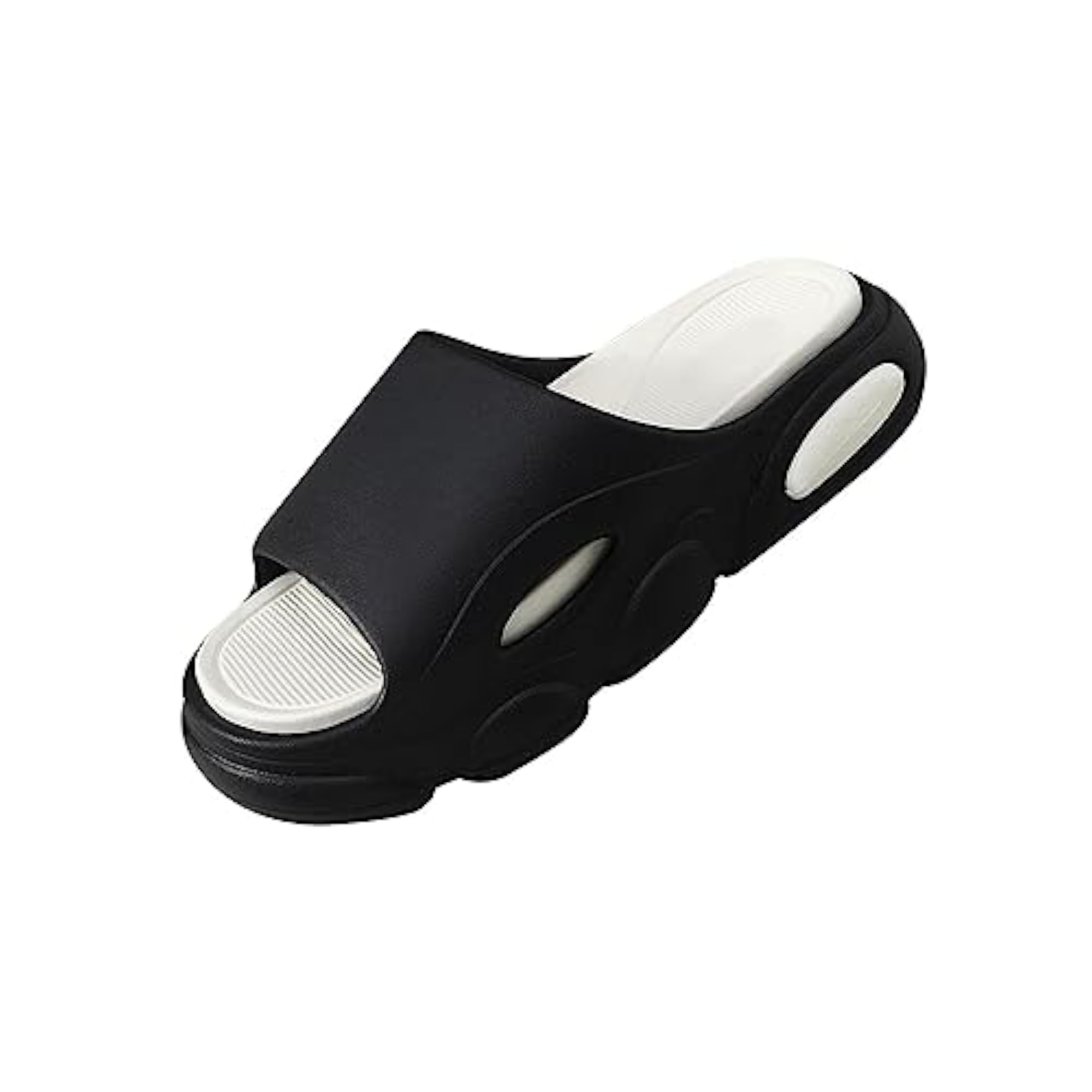 Men's Open Toe Sandals, Summer Casual Shoes, Black
