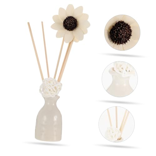 Set Difusor de Aromaterapia sin Fuego con Varillas de Ratán y Portacerámica, Lavanda miniatura 7
