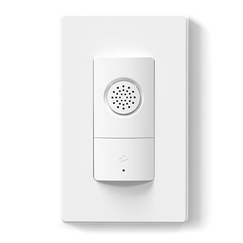 ELEGRP Humidity Sensor Switch for Exhaust Fan Bathroom Moisture Control Automate Ventilation Air Circulation Ground Wire Required Single Pole White 1 Pack