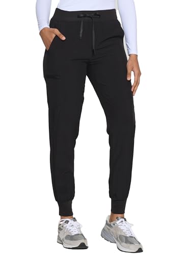 Image of COZYFIT Womens Scrub Pants - Soft Stretch Yoga Style with 5 Pockets, Slim Fit Jogger Scrubs Pants for Women