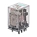 HR705-2PLD-12VDC, Electro Mechanical Relay, Cube Type, 5A DPDT, 12VDC Coil Input, LED Indiator, Surge Protection, (Socket req