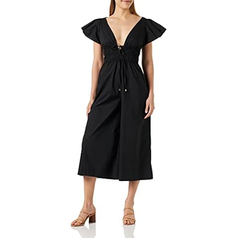 Pinko Women's Casual Poplin Overalls Dress Cover