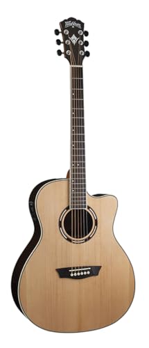 Amazon.com: Washburn AG70CEK-A Apprentice Series Acoustic Electric