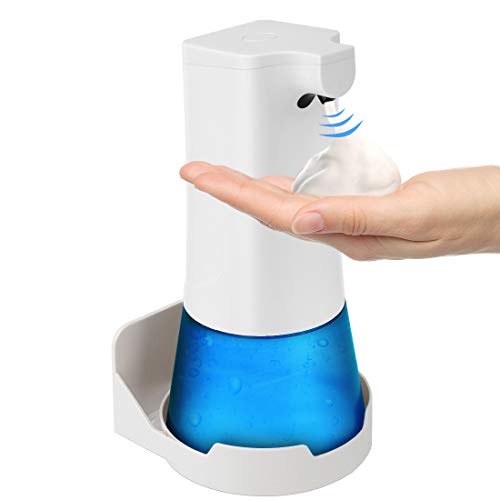 Preisvergleich Produktbild Mgrett Automatischer Seifenspender, Desinfektionsspender Automatisk mit Sensor Infrarot,Berührungslos Schaumseifenspender Automatischer für Küchen und Badezimmer Waschraum / öffentlicher