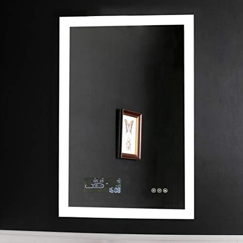 LED Lighted Bathroom Mirror, Wall Mounted Vanity Mirror With Defo...