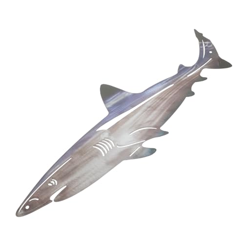 Décoration requin en acier Cabilock : ornement suspendu pour design intérieur et extérieur