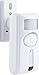 GE Personal Security Motion Sensing Alarm with Keychain Remote, 120dB Siren, Easy to Use, Easy to Install, No Wiring, Home Protection, 51207, Medium, White