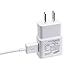 Samsung Universal Micro Home Travel Charger for Galaxy S3/S4/Note 2 - Non-Retail Packaging - White