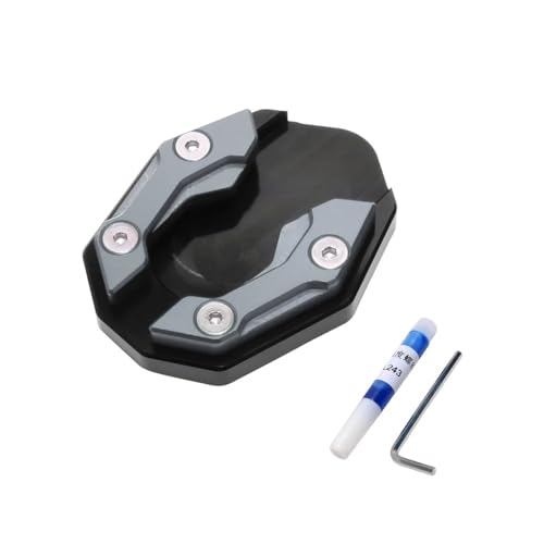 Support béquille moto en alliage d'aluminium avec plaque d'extension haute performance