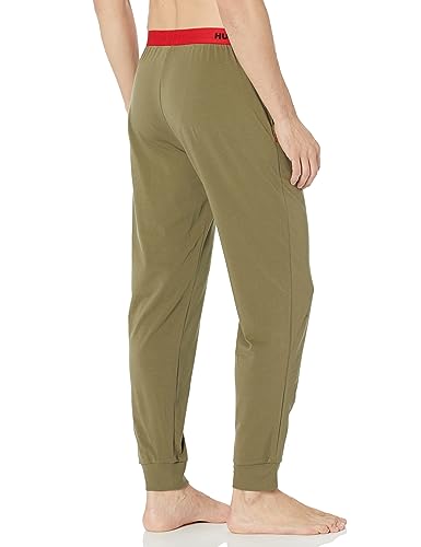 HUGO Men's Bold Logo Waistband Cotton Lounge Joggers2