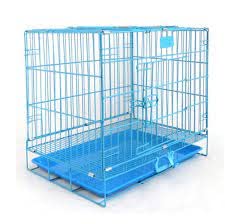 Lovely PETS KINDOM-Double Door Folding Metal cage with Removable Tray and paw Protector for Dogs,Cats and Rabbits (24 inch Blue) (B0BS6L9B8P) Amazon Price History, Amazon Price Tracker