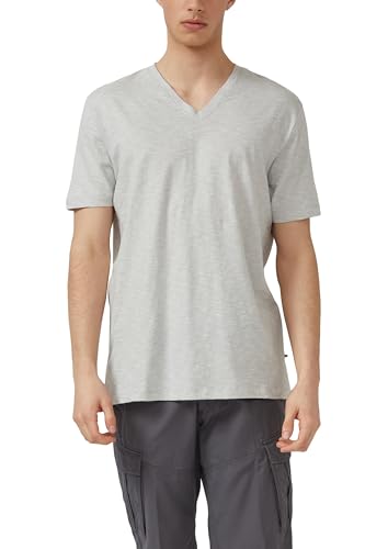 s.Oliver Herren T-Shirt – V-Ausschnitt, Regular Fit, Baumwolle – Ansicht 1