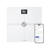 WITHINGS Body Smart - Báscula digital de grasa corporal con wifi, incluye masa muscular, proporción de agua, densidad ósea, color blanco