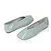 YYBYYB Women's Ballet Flats Closed Square Toe Slip On Flats Comfortable Dressy Casual Work Office Shoes-Blue-8