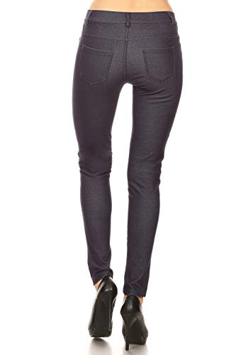Image of YELETE Women's Basic Five Pocket Stretch Jegging Tights Pants